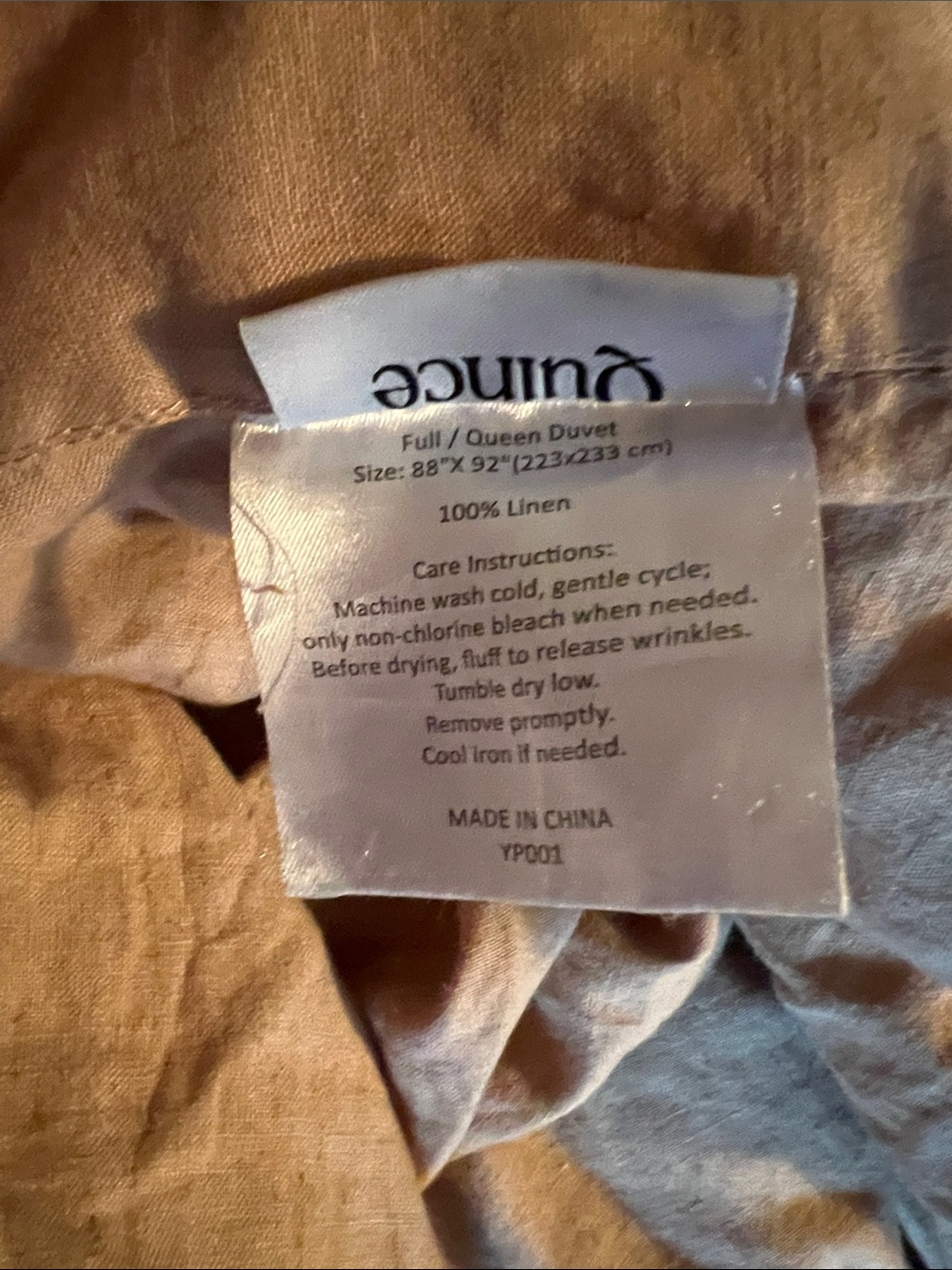 Quince Linen Duvet
